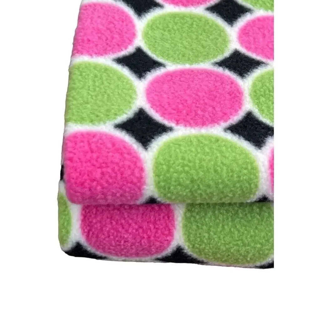 New Buckhead Betties Fleece Polka Dot Blanket 4'x5'